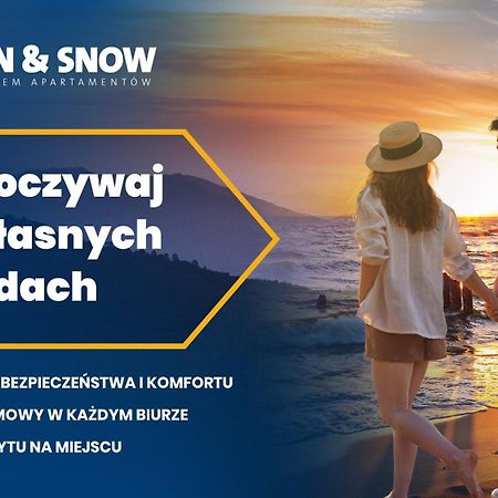 Apartamenty Sun & Snow Nadmorskie Tarasy Z Basenem Kołobrzeg Esterno foto